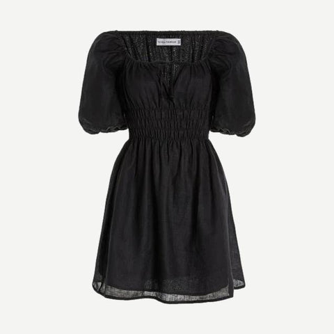 Nikoleta Mini Dress - Black - Galvanic.co